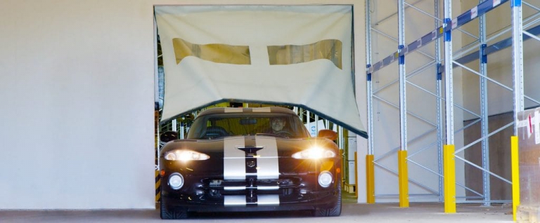 Rapidor Impact high speed roller door - Dodge Viper