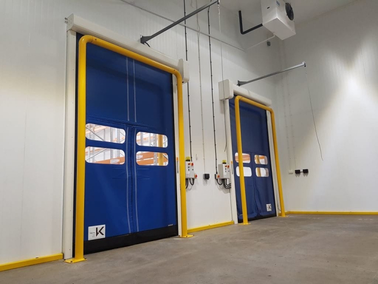 Rapidor Impact high speed roller door - with goalpost frames