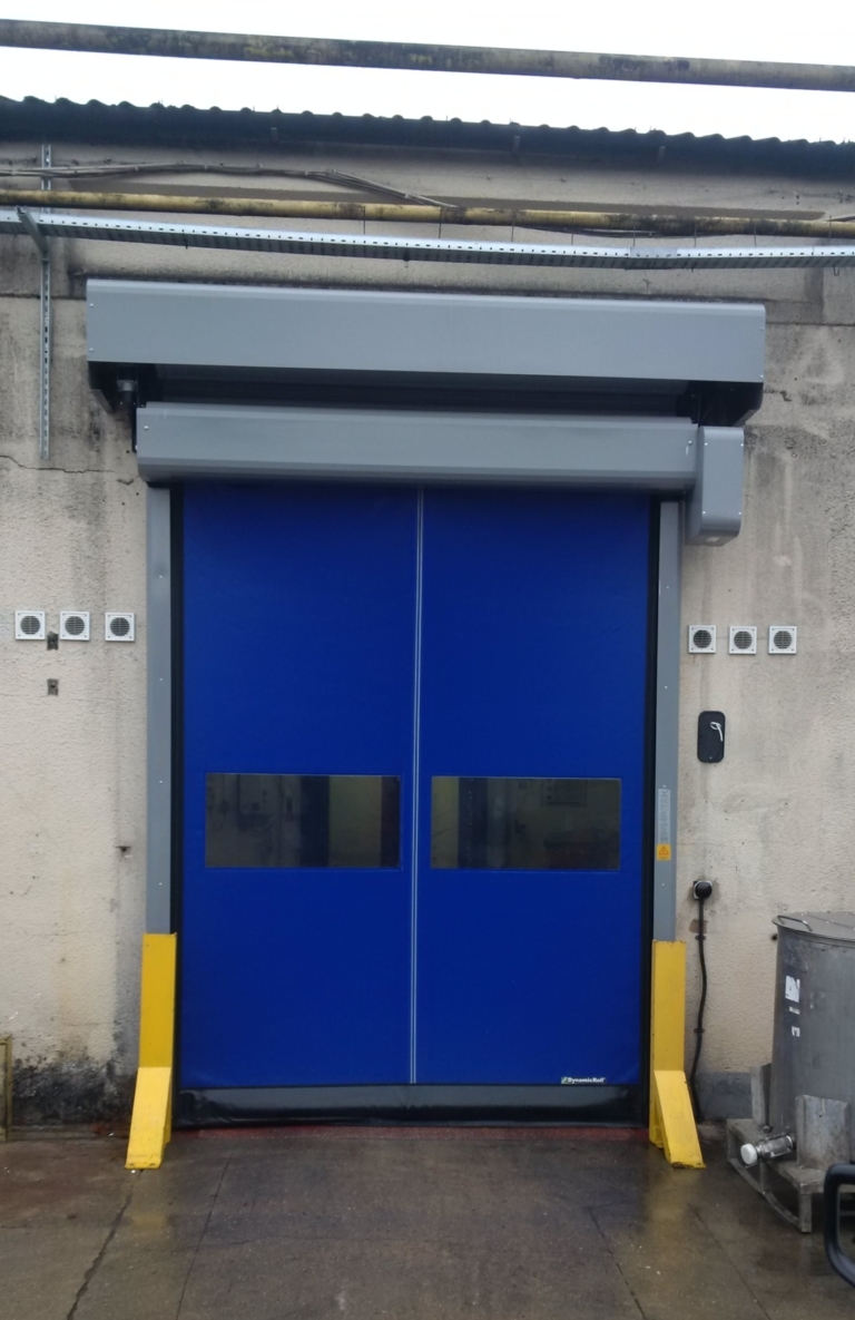 rapid blue high speed door