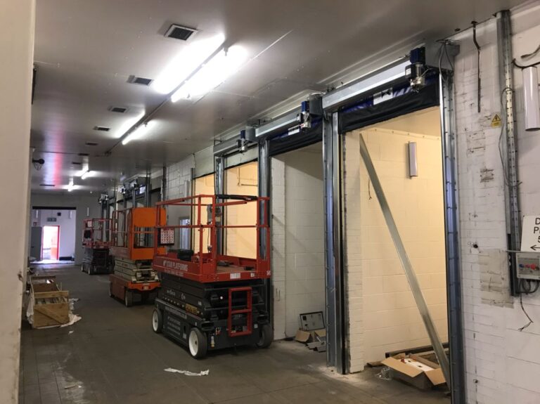 New doors partly installed 1