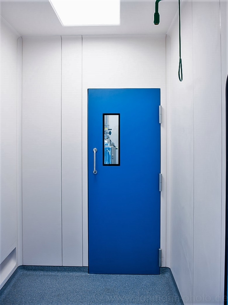 Sanidor HG Single GRP Door - Blue