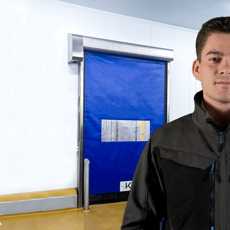 Need a fire rated high speed door? Video tile sq.